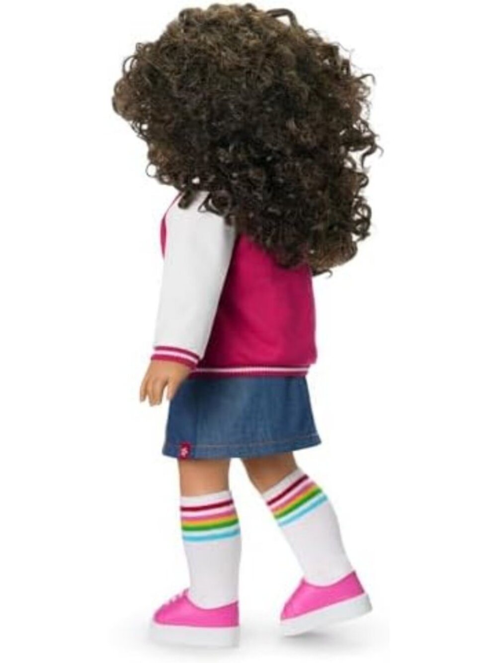 18" Doll Clothes Set - Varsity Jacket & 4-Piece Outfit for Girls Ages 6 - Picture 6 of 6